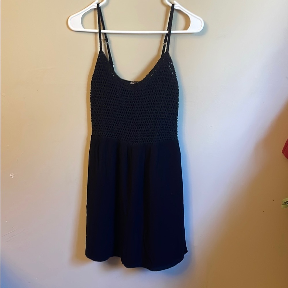 Elegant Black Mini Dress (Bin M) 5/$85